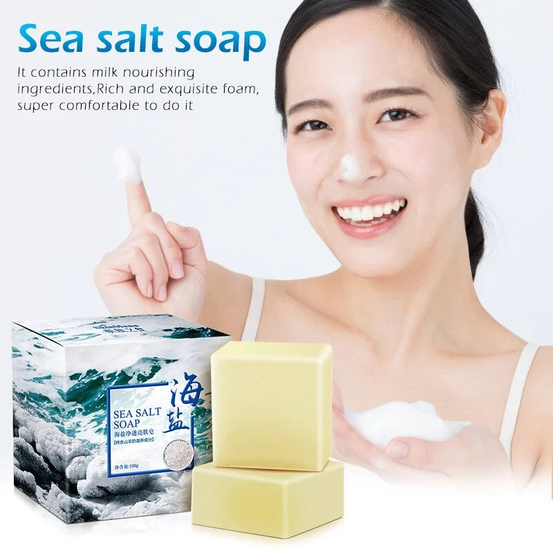 New Antiques Sea Salt Handmade Face Care Soap